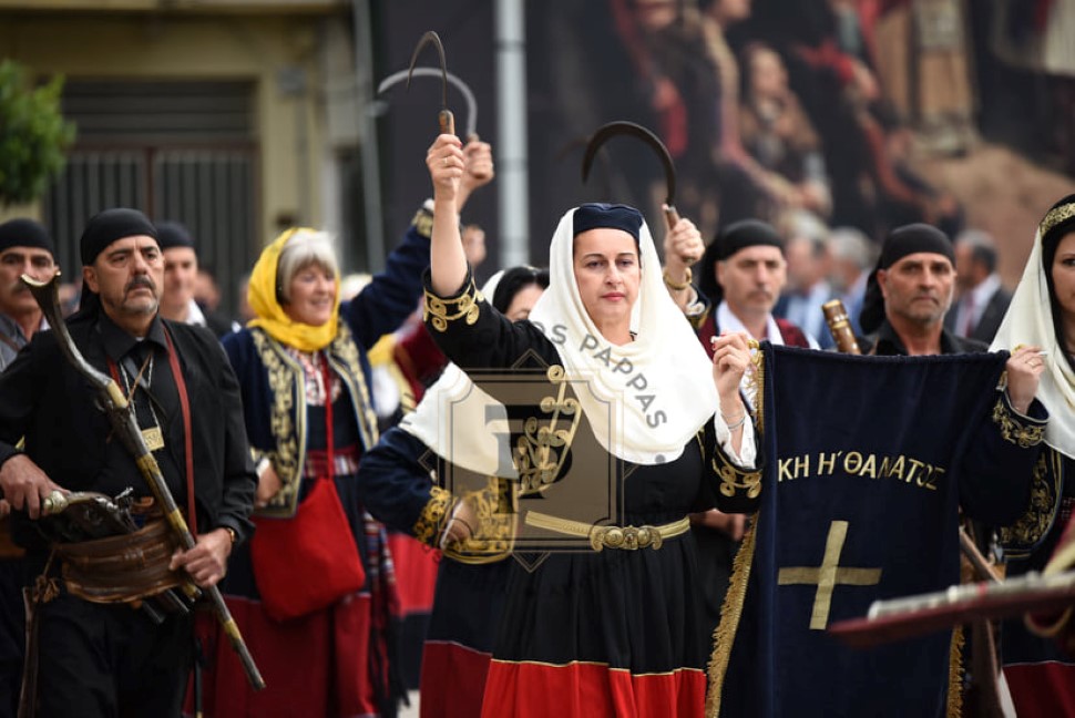 Αντιπροσωπεία του Δήμου Ανατολικής Μάνης στην Ι.Π Μεσολογγίου για τους εορτασμους της Εξόδου 2