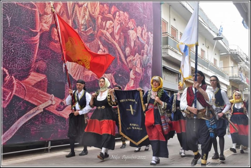 Αντιπροσωπεία του Δήμου Ανατολικής Μάνης στην Ι.Π Μεσολογγίου για τους εορτασμους της Εξόδου 4 